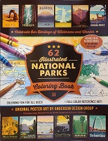   62 Illustrated National Parks Coloring Book
